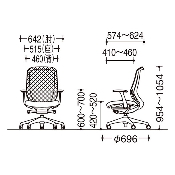 C646XR-FMP3【送料無料】 | オカムラ Sylphy通販 - Kagg.jp