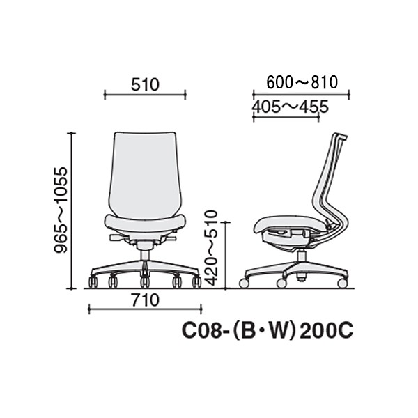 C08-B200CU-W0T0T1【送料無料】 | コクヨ Duora2通販 - Kagg.jp