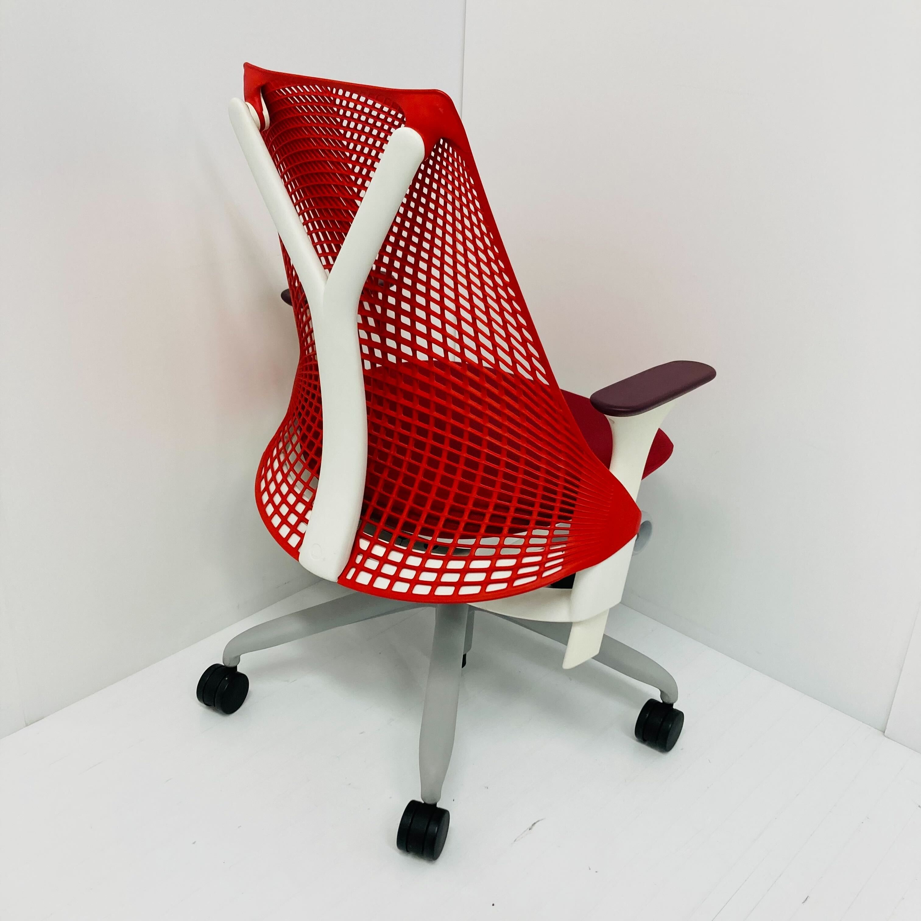 6.2 ハーマンミラー セイルチェア SAYL Chairs レッド2017年製 6.2 ハーマンミラー セイルチェア SAYL Chairs レッド2017年製