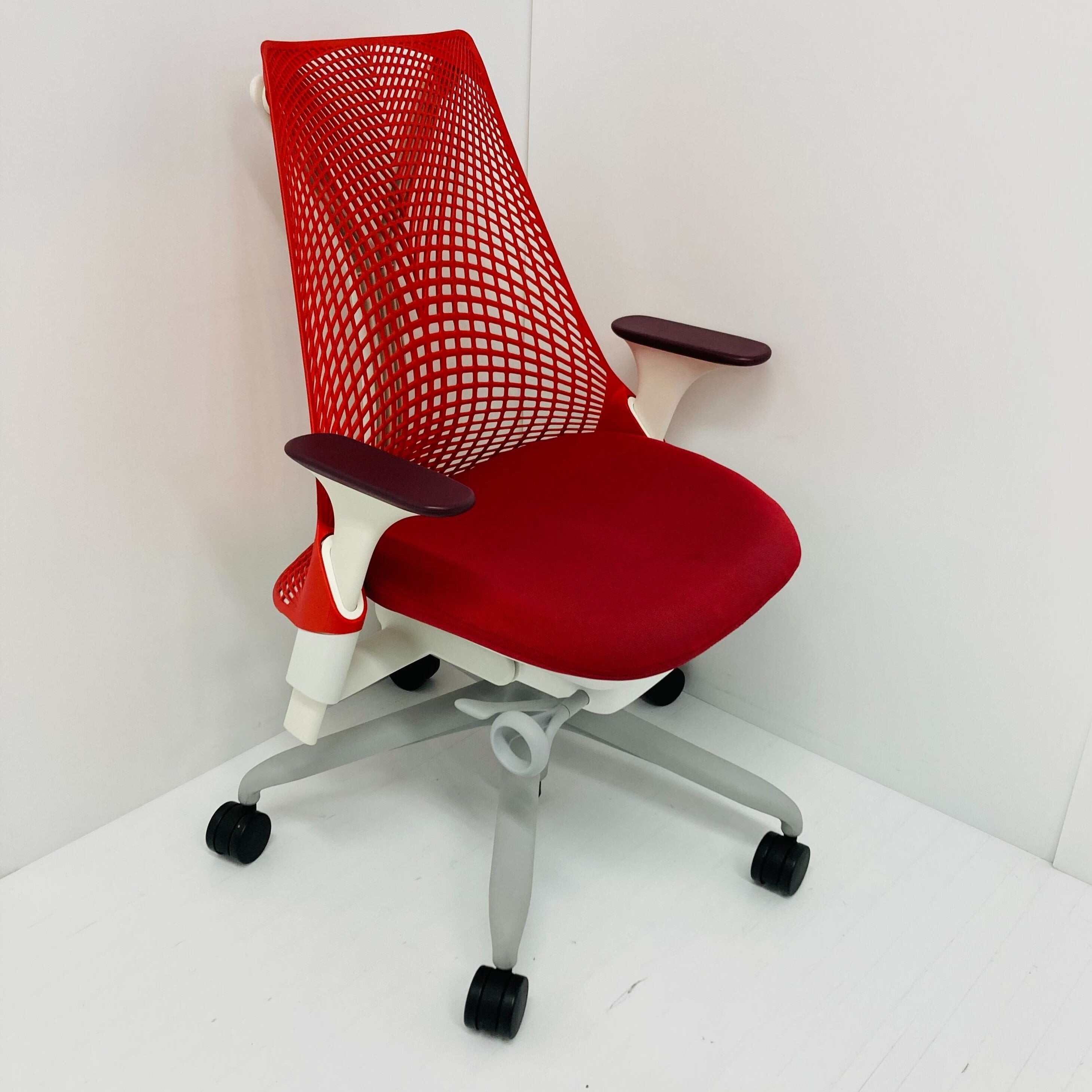 7ハーマンミラー セイルチェア SAYL Chairs レッド　赤 2018年製 セイルチェア ゲーミングエディション *レッド｜ハーマンミラー