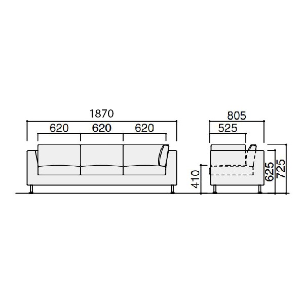 リフレッシュ用　イートインシリーズ　ソフ CN-M873VZMW 66701538 送料無料 コクヨ kokuyo