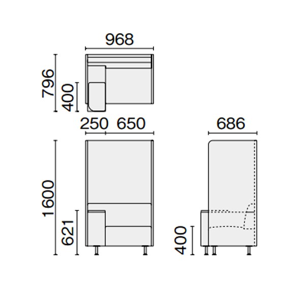 PLUS COVO ソファ　プラス　コーヴォ PLUS COVO ソファ プラス コーヴォ パーソナルソファ ブース型 プラス