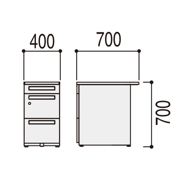脇SS047A4-3SKH7 5-116-1830【送料無料】 | ウチダ SCAENA H700 Stype