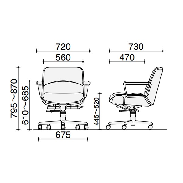 CR-G130LCDN3【送料無料】 | コクヨ マネージメントチェアー130通販