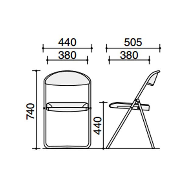 CF-B5BNN【送料無料】 | コクヨ 折りたたみイス通販 - Kagg.jp