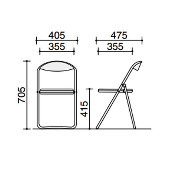 CF-M1BNN【送料無料】 | コクヨ 折りたたみイス通販 - Kagg.jp