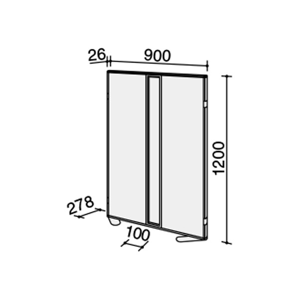 コクヨ 品番PP-FXN0710KDN14 184 04.ローパーティション フレクセル2 H1035 W700 フレクセルII PP-FXN0 HD-MS10S24送料無料 | コクヨ ホームパーティション通販 -