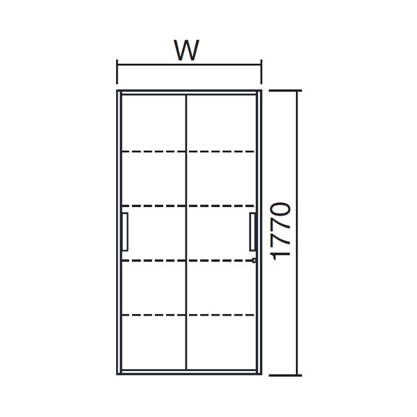 書庫 TF-C-18-9040 スライディング OW 品番 TF0352 イナバ 稲葉