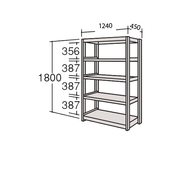 6H65LG-Z269【送料無料】 | オカムラ 6H型軽量棚・中軽量棚通販 - Kagg.jp
