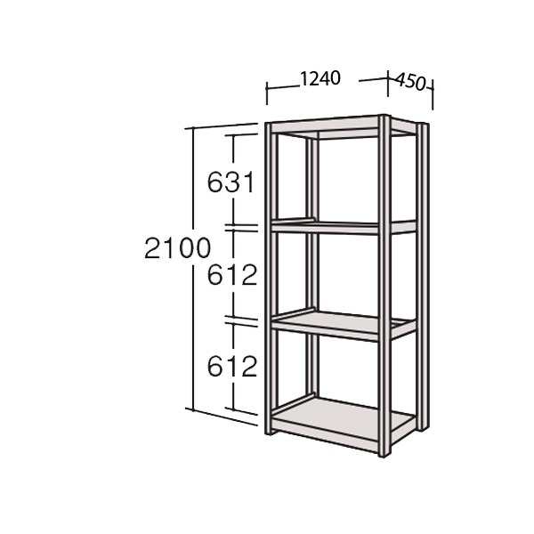 6H74FG-Z269【送料無料】 | オカムラ 6H型軽量棚・中軽量棚通販 - Kagg.jp