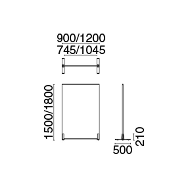 パーテーション XE-0915R-DC 636-928【送料無料】 | プラス XF SCREEN通販 - Kagg.jp