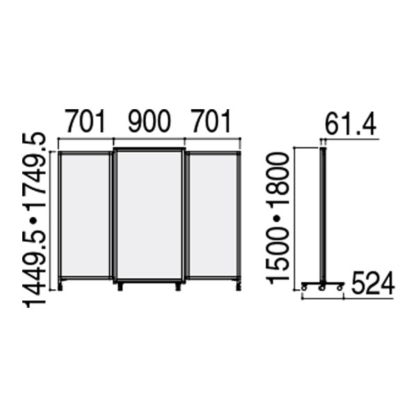 エラスティックESWB-1809全面WB仕様 5-600-1083【送料無料】 | ウチダ