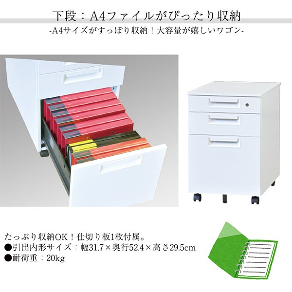 SH046SC3 643-715【送料無料】 | Garage スチール製ワゴン通販 - Kagg.jp