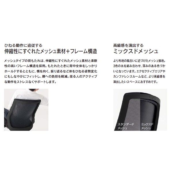 内田洋行 セレッツァチェア SA-740M-BS ブラックフレーム ヘッドレスト付き ブラック脚 スタンダードメッシュ ランバーサポート無し フルアジャスタブル肘EFAB型 内田洋行⁄UCHIDA オフィスチェア Sellezza⁄セレッツァ SA