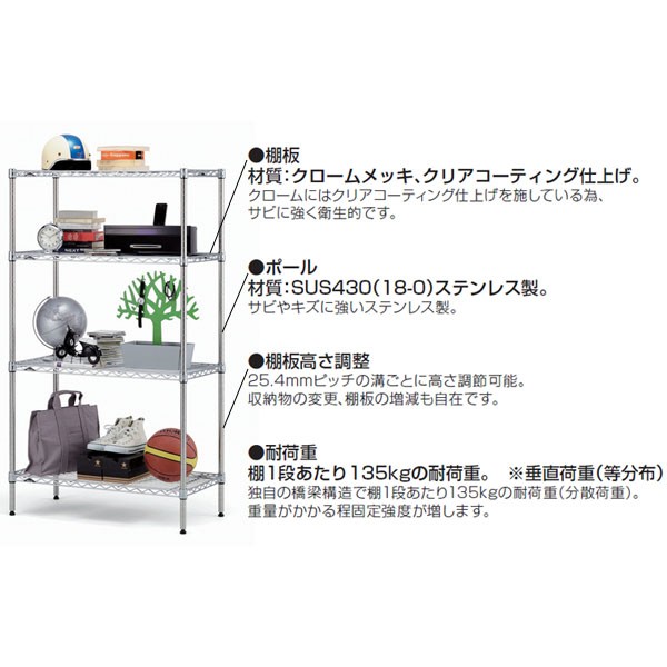 【美品】エレクター シェルフ　ホームエレクタ6段 Amazon｜エレクター ベーシックシリーズ ワイヤーシェルフ
