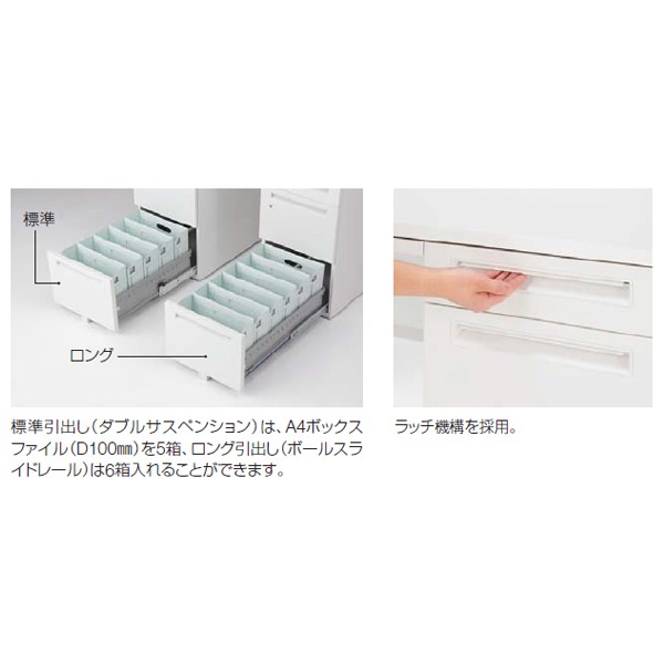 内田洋行 SCAENA(スカエナ) Sタイプ 平SSL128HH7 平デスク・引出し付 H700型 W1200×D800×H700mm