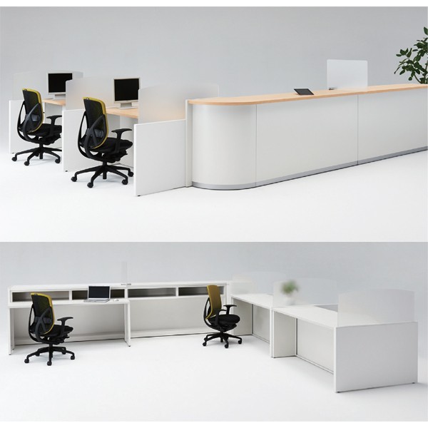 カウンター　ハイカウンター 書庫引戸 C-4859HA LM/W 品番 D05847B8 イナバ 稲葉 組立設置迄 CSカウンターII 受付ハイカウンター 中