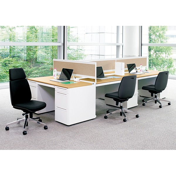 事務イス Uチェア KC-UC60SEL YG jtx 630884 プラス 送料無料 オフィスチェア PLUS(プラス) Uチェア ブラックシェル ロー