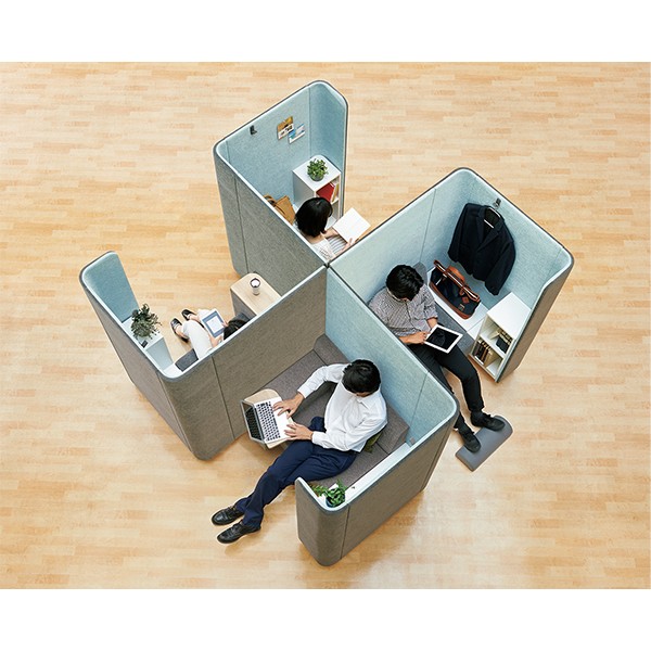 PLUS COVO ソファ　プラス　コーヴォ パーソナルソファ ブース型 プラス コーヴォ 天板付き 国産 | オフィス