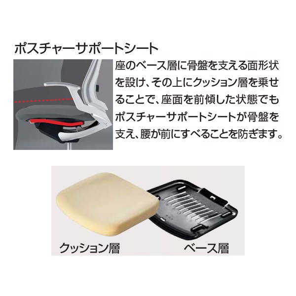 コクヨ品番 CR-GA2513E6L7E6-V オフィスチェア　インスパイン　ハイバック可動肘 W685xD845xH1075 インスパイン コクヨ(KOKUYO) エグゼクティブチェア オフィスチェア