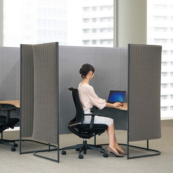 スクリーンブース　インフレーム　ウェブミ SN-TWM616BMP2GNB5 66310037 送料無料 コクヨ kokuyo コクヨ インフレームシリーズ 集中スクリーンブース SN-THQ16B - 中古