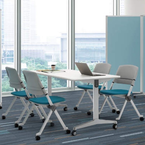 ○オカムラ LITA リータ ミーティングチェア H161TS メモ台付