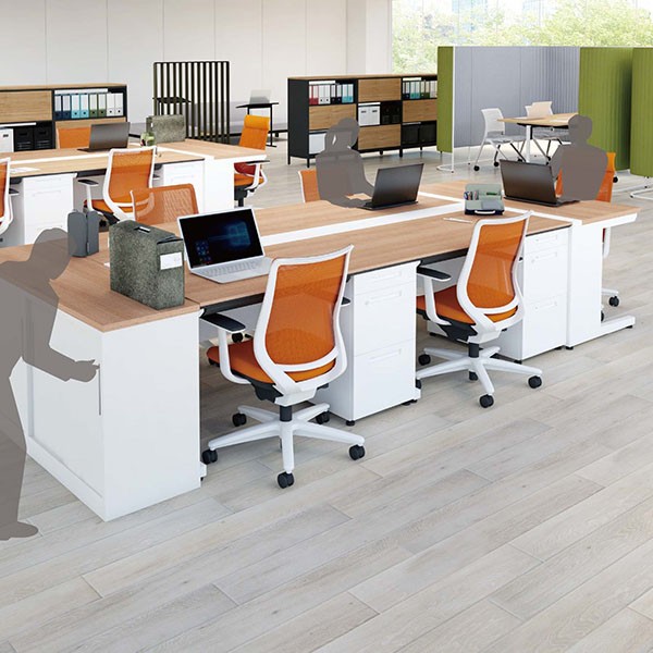 コクヨ品番 SD-ISN146DCABSPAWN デスク ISN 両袖A4B4ダイヤル錠 SD-ISN146LSPAWN ISデスクシステム スタンダードテーブル(配送・組立