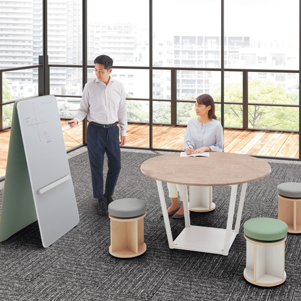 コクヨ品番 LT-RG1212MSAAMY3 ラウンジテーブル　リージョン角形　ボックス脚ミドル W1200xD1200xH720 リージョン コクヨ品番 LT-RG1212MSAAMY3 ラウンジテーブル リージョン角形