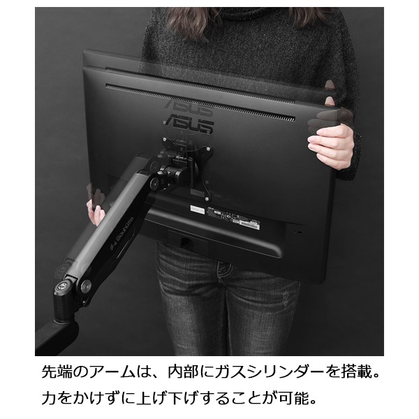 BMA-3GS-WH【送料無料】 | バウヒュッテ ロングモニターアームGS通販