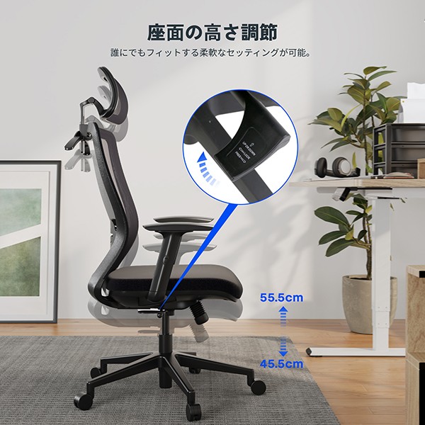 OC3-Formブラック【送料無料】 | FlexiSpot OC3通販 - Kagg.jp