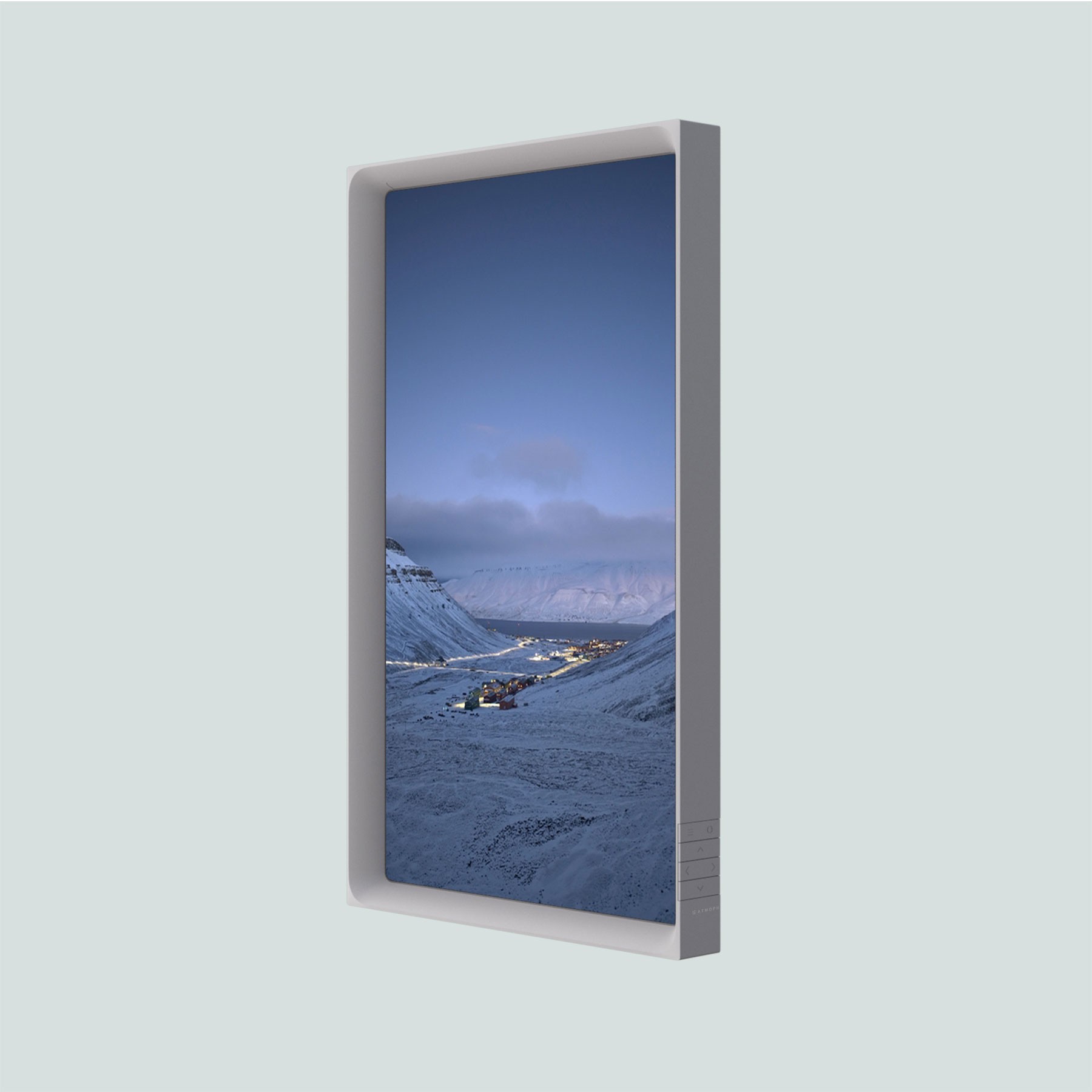 Atmoph Window2フレーム（ホワイト） 別売りリモコン付き】Atmoph