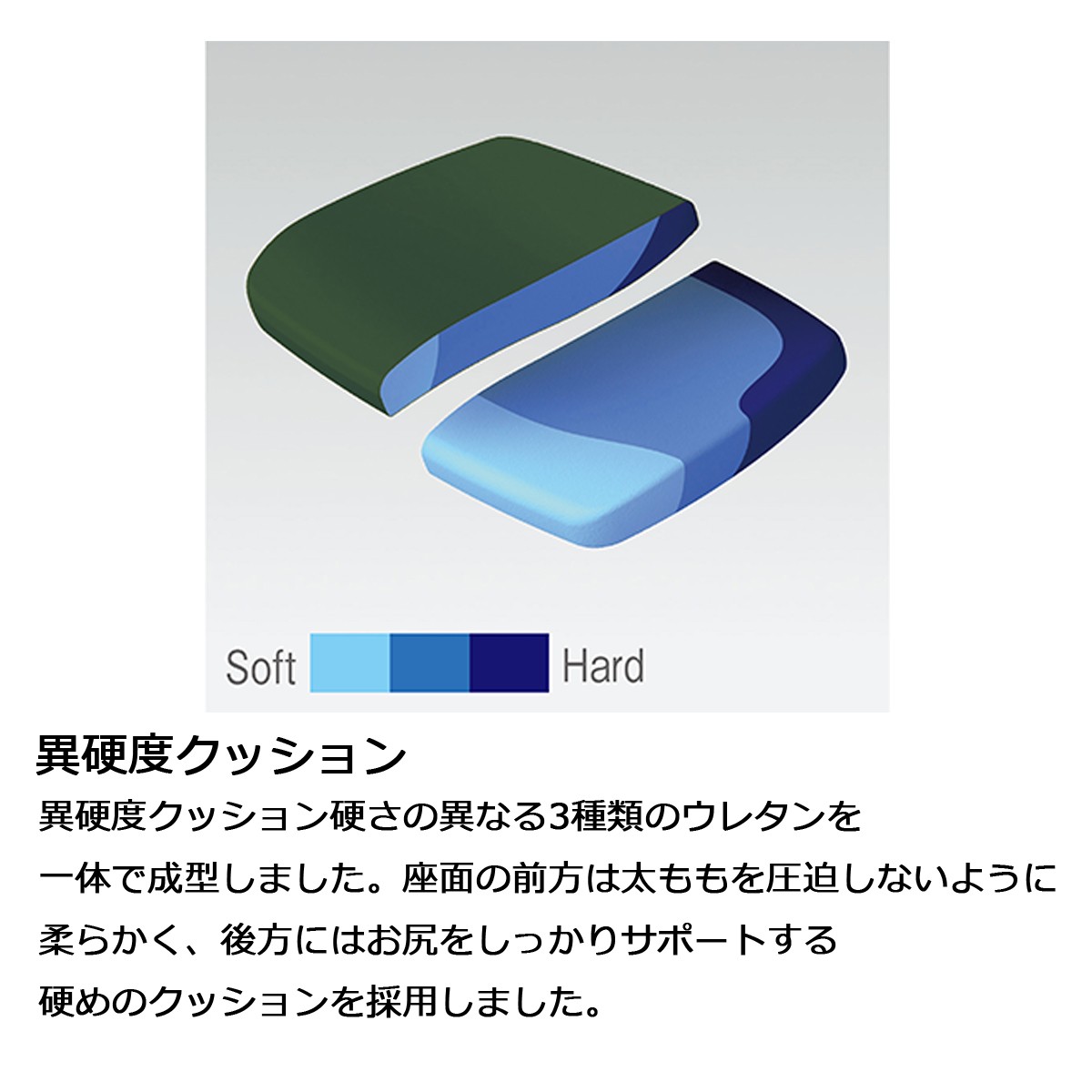 CQ43BS FSF3 |オカムラ コーラル ミドル 背クッション 固定肘 