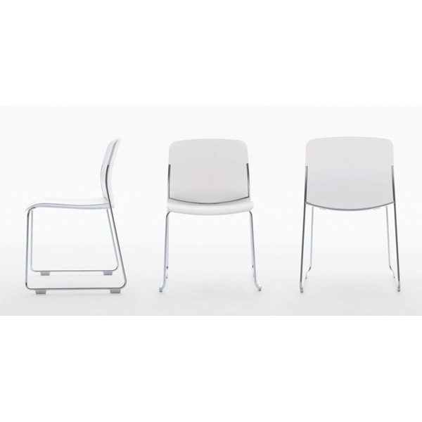 コクヨ AMOS アモス スタッキングチェアー 座クッションタイプ 肘なしチェアー ホワイト カラー アッシュグレー JAB3 脚先キ CK-M870PAWJAB3-D送料無料 | コクヨ AMOS通販 -