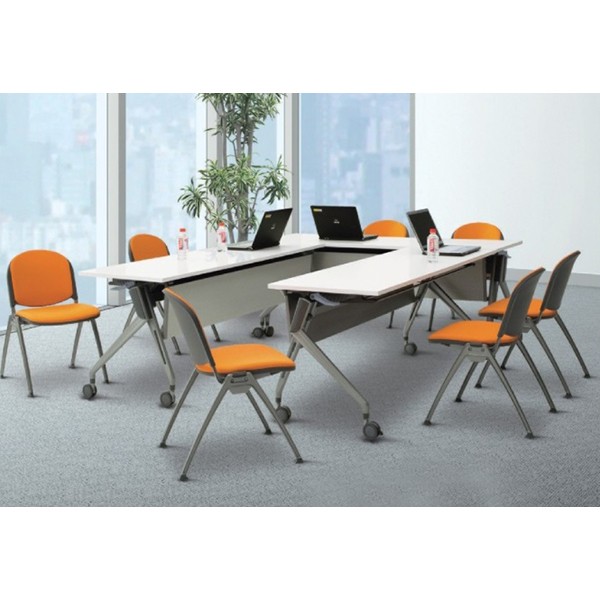 生興 ミーティングチェアー MCA-N50シリーズ キャスター付 肘なし 布張り MCA-N50FC ブルー 生興 会議用チェアー キャスターなし、肘なし MCA-N50 MCA-N50F□