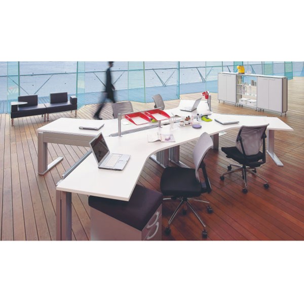 プラス 602703)LM L型平机 ( LM-1616W-C WM/DGY ) XL-1616W-77 642-104送料無料 | プラス XF DESK TYPE-L通販 -