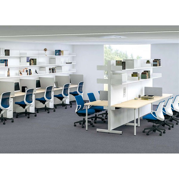 コクヨ　VARIERA/S(バリエラ/S)　デスクタイプ　両面ユニット　基本タイプ　天板奥行600mm　幅1200×高さ1600…　LA-SWS456 コクヨ VARIERA&frasl;S(バリエラ&frasl;S) デスクタイプ 壁面ユニット 基本タイプ