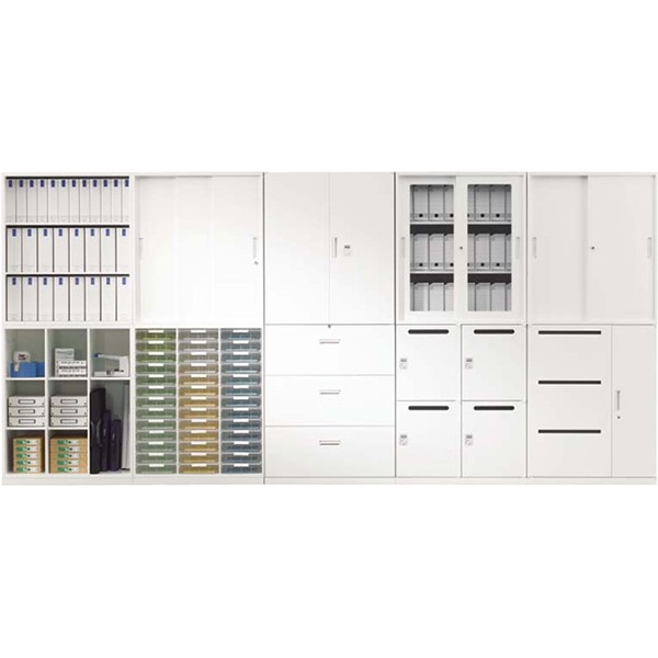 ライオン事務器 品番30112 オフィスユニット　XW-BC313 代引不可』ライオン事務器 オフィスユニット XWシリーズ トレー型 B4縦