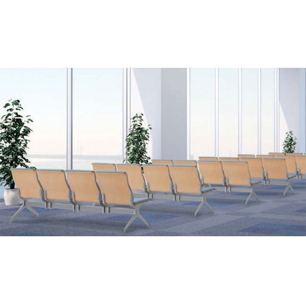 オカムラ 23C2 ロビーチェア 3人掛け 肘なし 幅1795mm ピンク 23C2ZC PB92 1台 (メーカー直送)