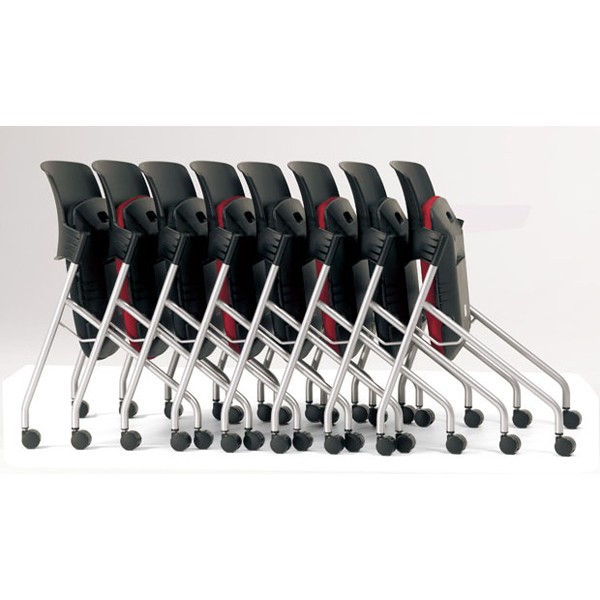 プラス 26704)会議イス M-500NT MB-525NTS-NR-N LB ■▼210-4668 MB-525NTS-NR-N LB 1台 コクヨ品番 CN-4203K4B6 ロビー コレッティ２ ３連肘無