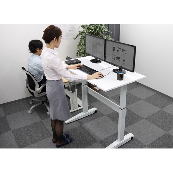 バウヒュッテ(Bauhutte) オフィスデスク ワンプッシュスタンディングデスクシリーズ BGD-1200 バウヒュッテ(Bauhutte) オフィスデスク ワンプッシュスタンディングデスクシリーズ BGD-1200