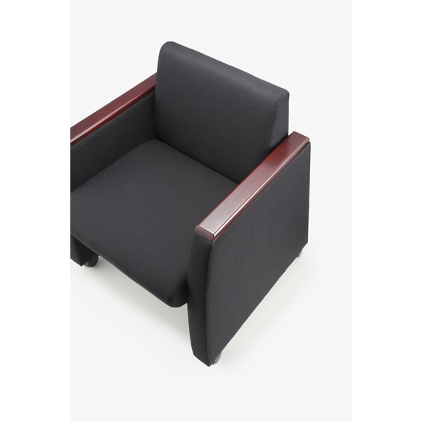 アイコ AICO RE-4681(F18)BK 直送 代引不可 応接ソファー・チェア キューブアームチェア 布張り 色：BK RE4681(F18)BK RE-4681(F18)-BK送料無料 | アイコ RE-4681通販 -