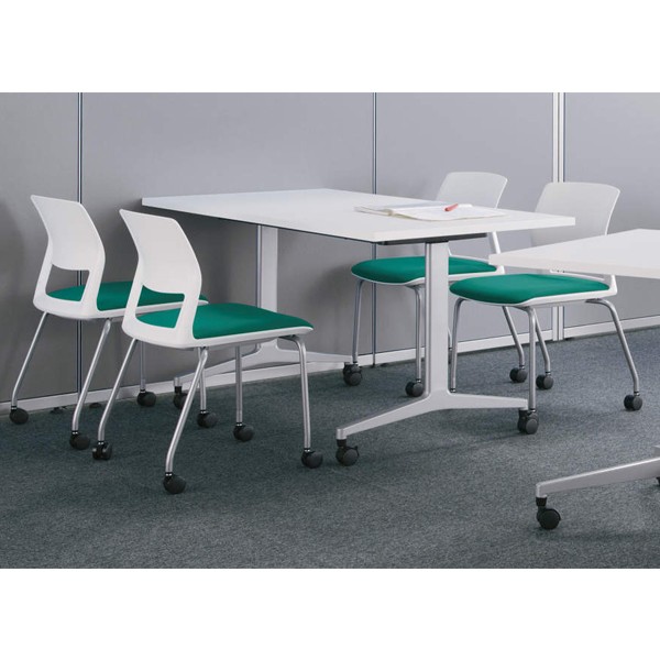 コクヨ オフィスチェア 会議イス 160シリーズ CK-162VR24 背樹脂タイプ カンチレバー脚 PUレザー ミディアムミント 160Series（160シリーズ）｜チェアー／ソファー｜コクヨファニチャー