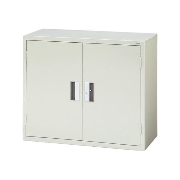 ■プラス 18413)KR オープン書庫 SO-352R LGY[送料別途見積り][法人・事業所限定][外直送][店頭受取不可] 組立設置付プラス オープン書庫 エルグレー 幅880×奥行515×高さ