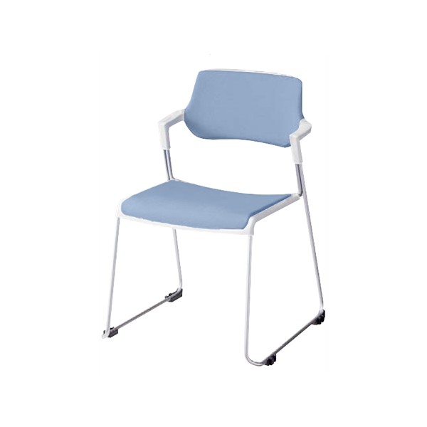 ナイキ 会議用チェアー ( E422-1-LGR ) ナイキ&frasl;NIKE E42 品番E422-1-LGR W520xD554xH779 (ミーティングチェア