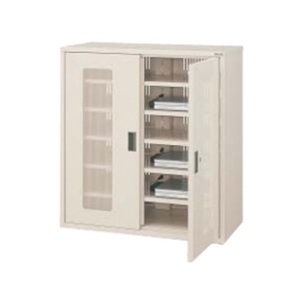 ノートPC充電収納保管庫 ライオン事務器 NPC-10 (64-8190-63) NPC-10 ライオン事務器 セーフティチャージャー ノートパソコン10台