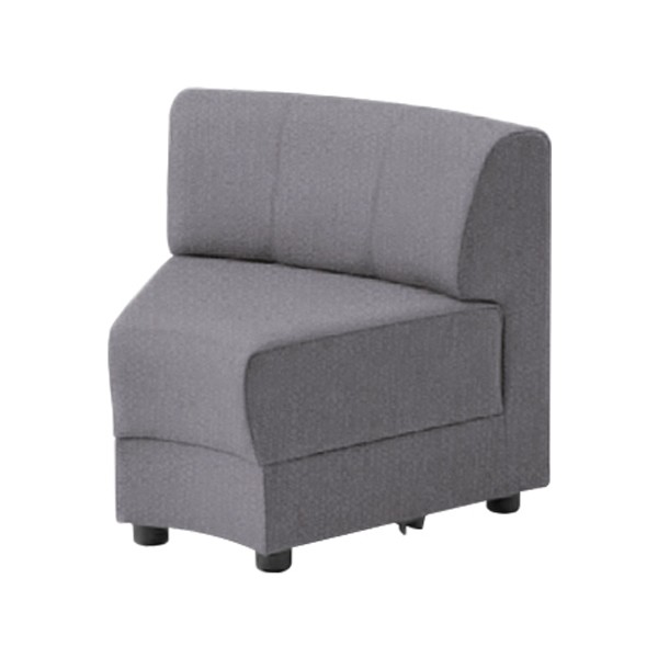 オカムラ S-59 ロビーチェア 内コーナー60° 布張り 幅1004mm セージ 8359BH F002 1台 (メーカー直送) オカムラ S-59 ロビーチェア 内コーナー60° 布張り 幅1004mm セージ