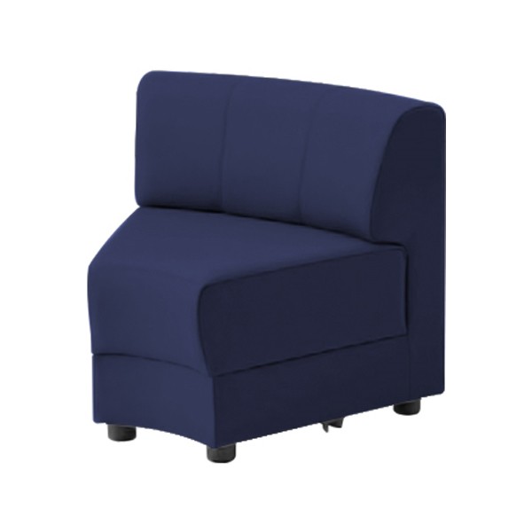 オカムラ S-59 ロビーチェア 内コーナー60° 布張り 幅1004mm セージ 8359BH F002 1台 (メーカー直送) オカムラ S-59 ロビーチェア 内コーナー60° 布張り 幅1004mm セージ