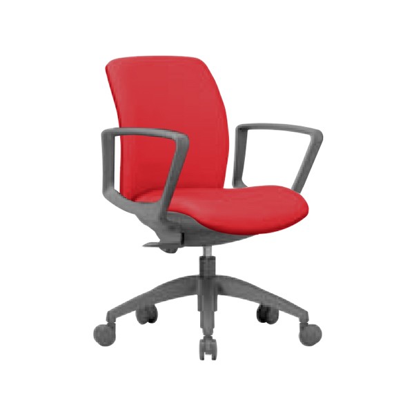 オフィスチェア　オフィスチェア KA-2105 レッド 品番 A06334D2 イナバ 稲葉 オフィスチェア モールドウレタン メッシュチェア 肘なし 椅子 イス 会社用 チェア 事務所 シンプル デスクワーク レッド⁄srm