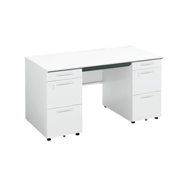 コクヨ　事務机 コクヨ KOKUYO 事務用デスクSR型 H740タイプ 片袖デスク 3段側面