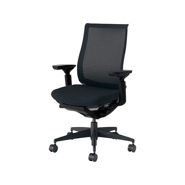 コクヨ品番 CR-2811E6GME6-WN オフィスチェア　ベゼル　モデレートタイプ可動肘　樹脂脚 W680xD565xH965 ベゼル コクヨ オフィスチェア ベゼル CR-2811E6GME6-VNN